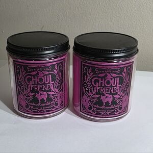 BATH AND BODY WORKS SINGLE WICK CANDLES X2